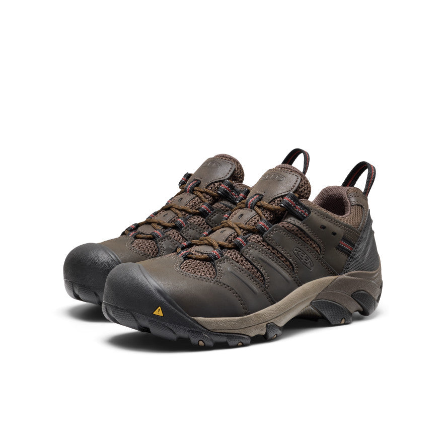 Men's Lansing Low (Steel Toe) Cascade Brown/Fired Brick / Keen / Cascade Brown/Fired Brick