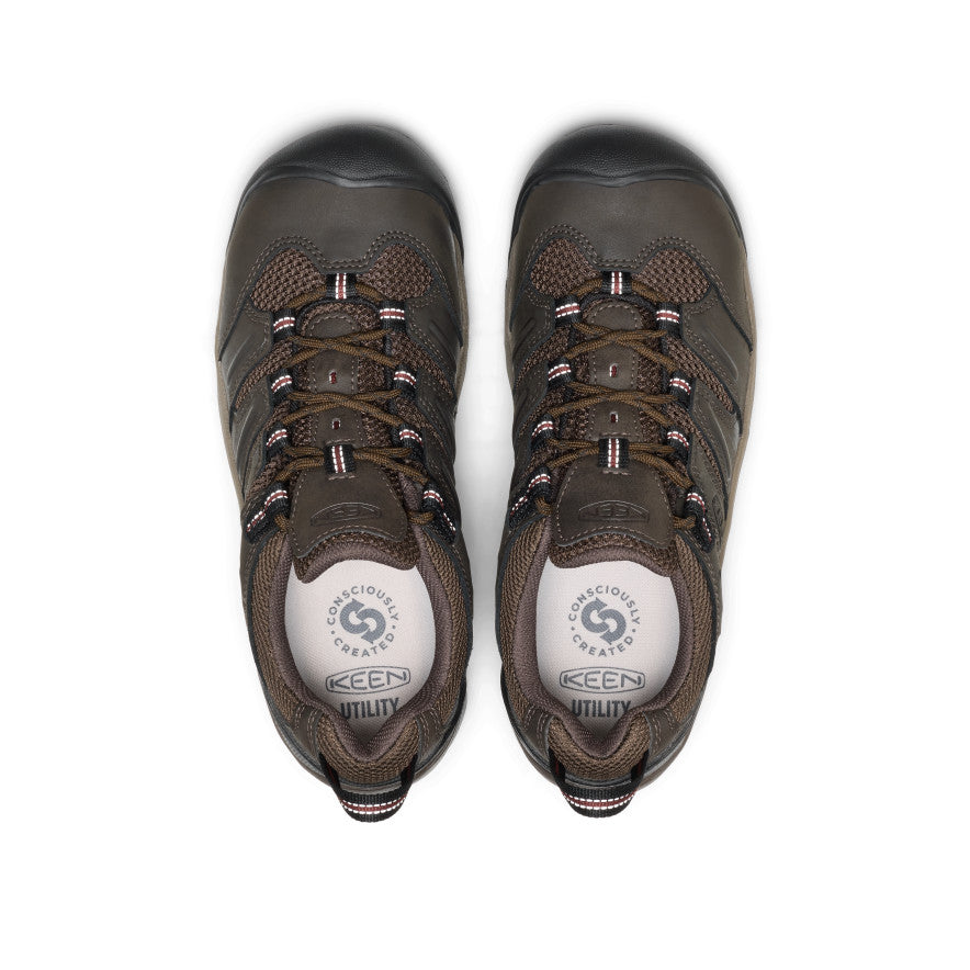 Men's Lansing Low (Steel Toe) Cascade Brown/Fired Brick / Keen / Cascade Brown/Fired Brick