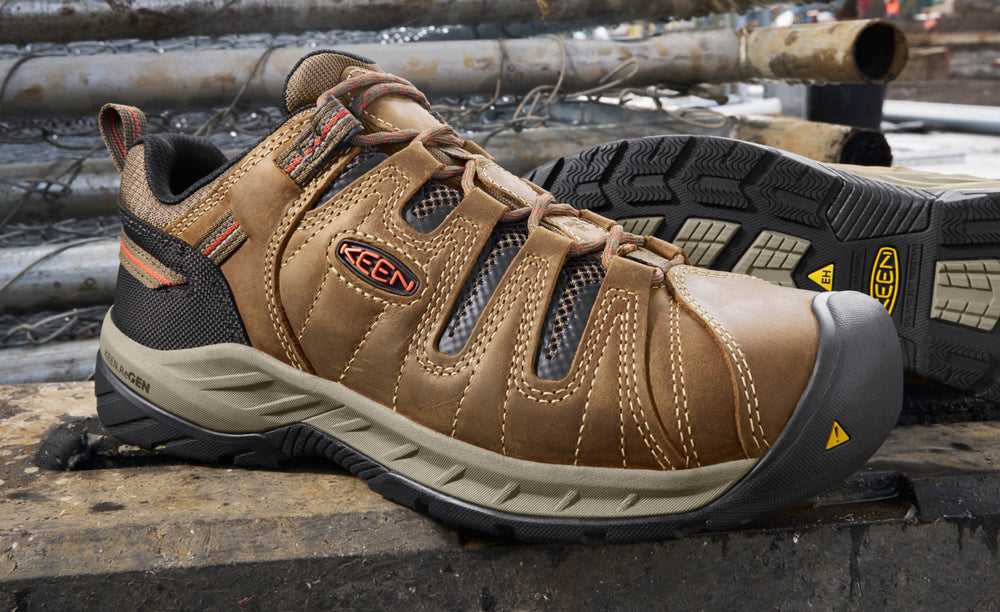 Men's Flint II (Steel Toe) Shitake/Rust / Keen / Shitake/Rust