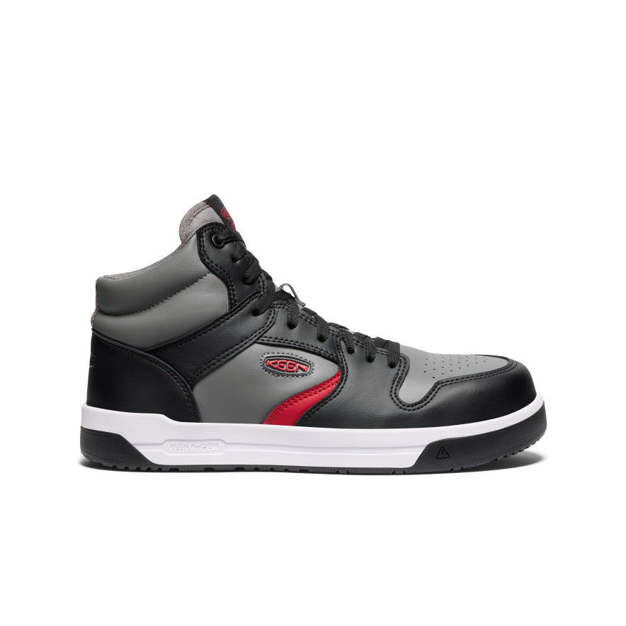 Men's Overton Mid Work Shoe (Carbon Toe) Steel Grey/Black / Keen / Steel Grey/Black