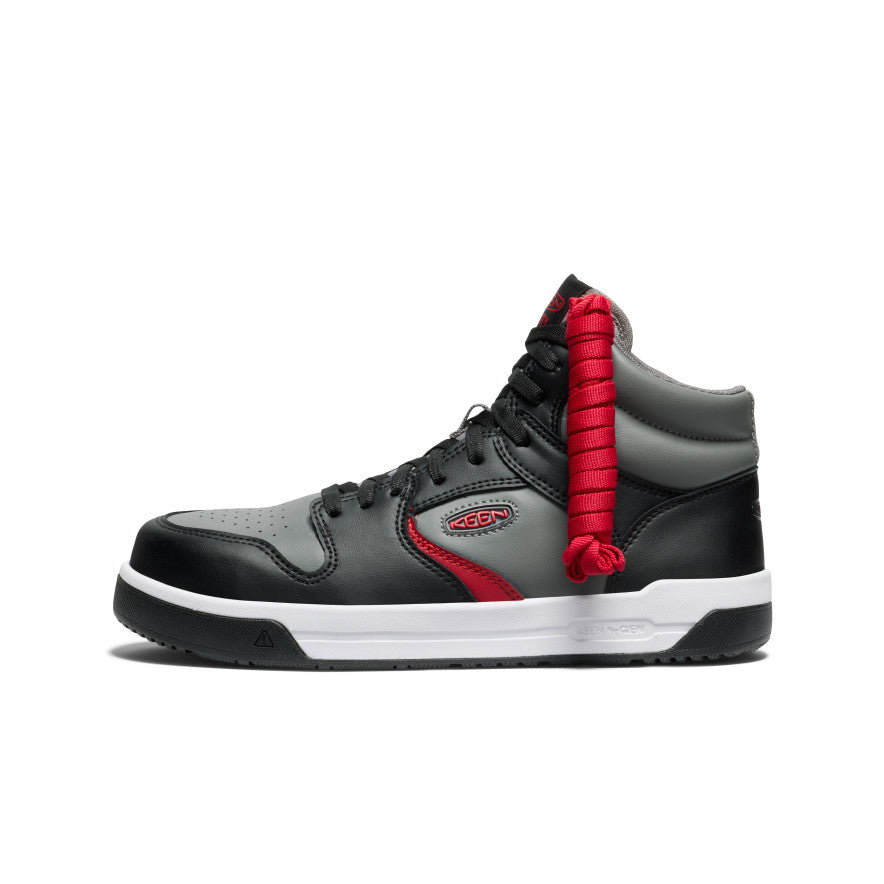 Men's Overton Mid Work Shoe (Carbon Toe) Steel Grey/Black / Keen / Steel Grey/Black