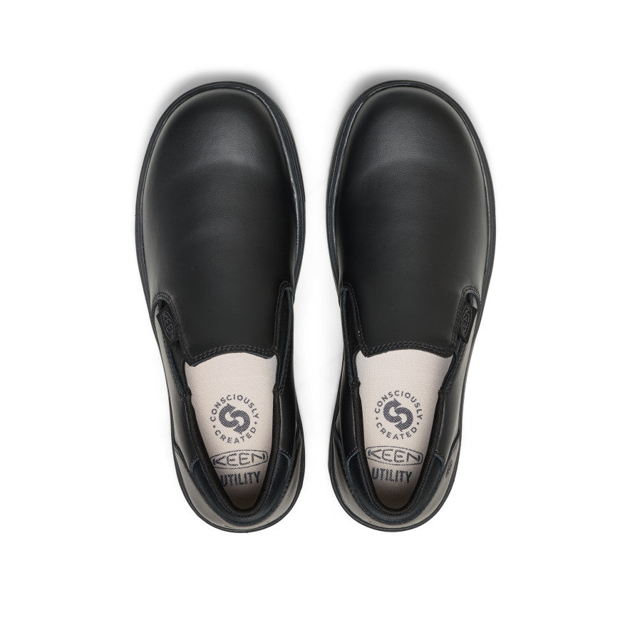 Men's Kenton Shift WTX Work Shoe (Soft Toe) Black/Black / Keen / Black/Black