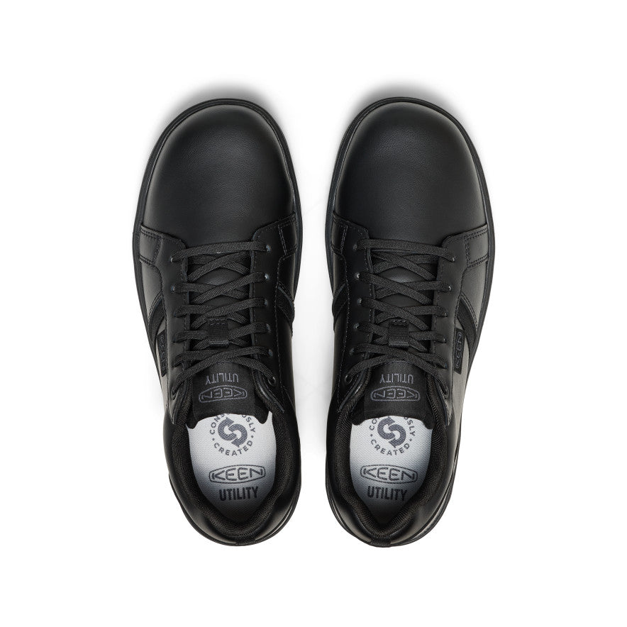 Men's Kenton WTX Work Shoe (Soft Toe) Black/Black / Keen / Black/Black
