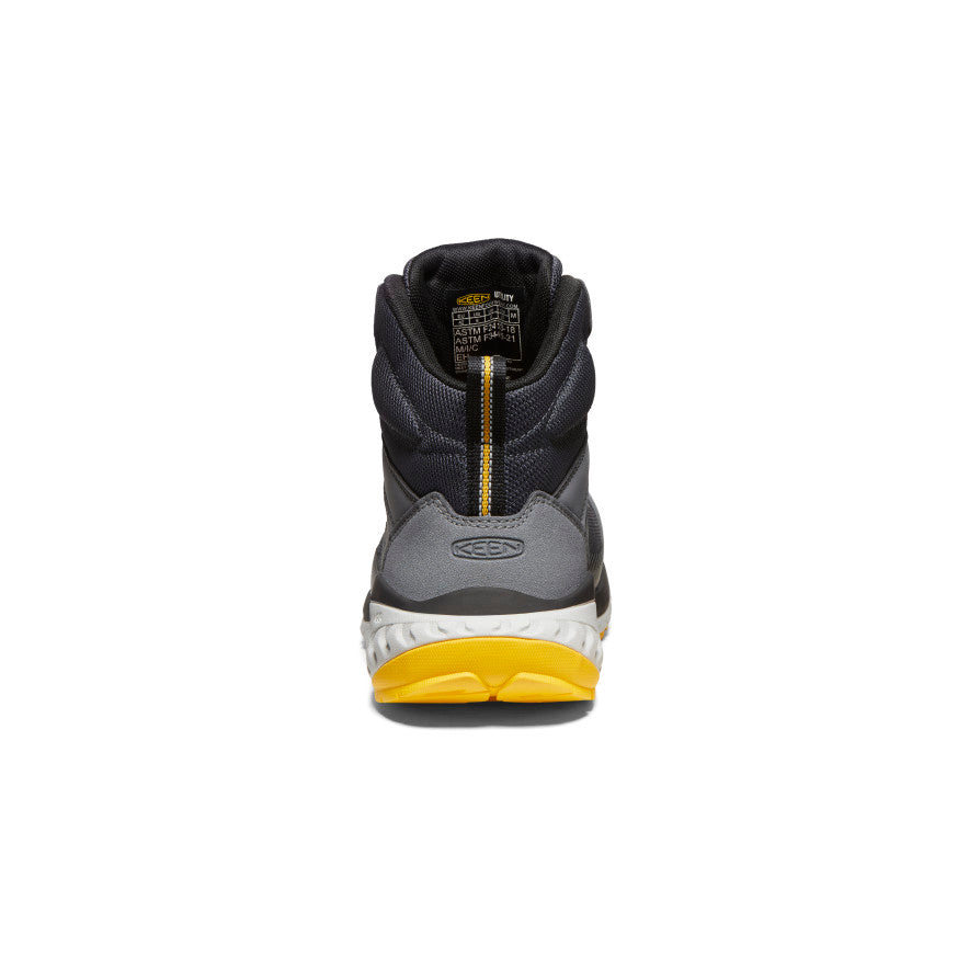 Men's Arvada Mid Work Sneaker (Carbon Toe) Black/Keen Yellow / Keen / Black/Keen Yellow
