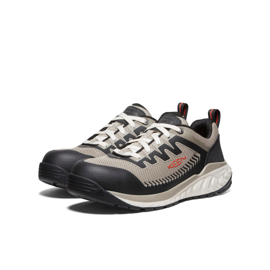 Men's Arvada Work Sneaker (Carbon Toe) Plaza Taupe/Black / Keen / Plaza Taupe/Black