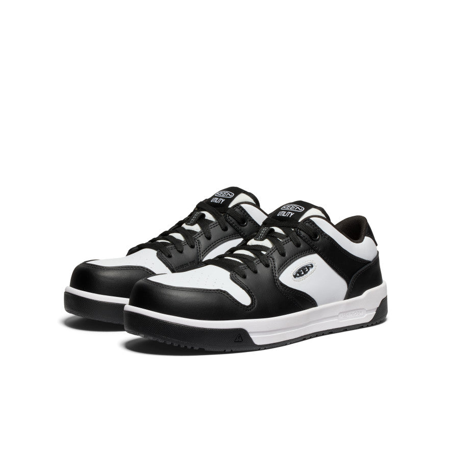 Men's Overton Work Shoe (Carbon Toe) Star White/Black / Keen / Star White/Black