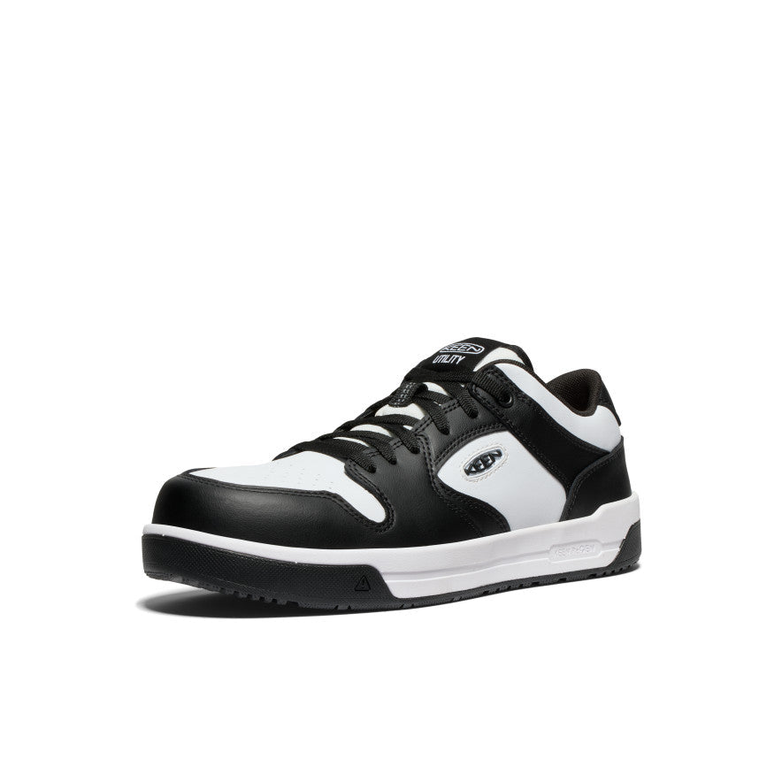 Men's Overton Work Shoe (Carbon Toe) Star White/Black / Keen / Star White/Black