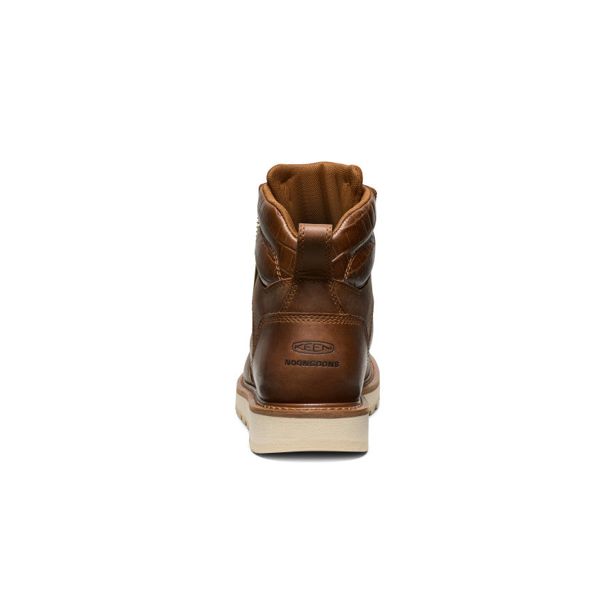 Men's Cincinnati 6" Boot (Soft Toe) x Noon Goons  Leather Brown/Off White / Keen / Leather Brown/Off White