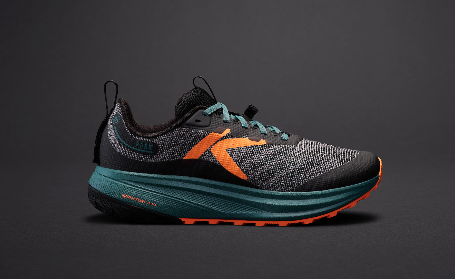 Men's Roam Trail Running Shoe Black/Orange Peel / Keen / Black/Orange Peel