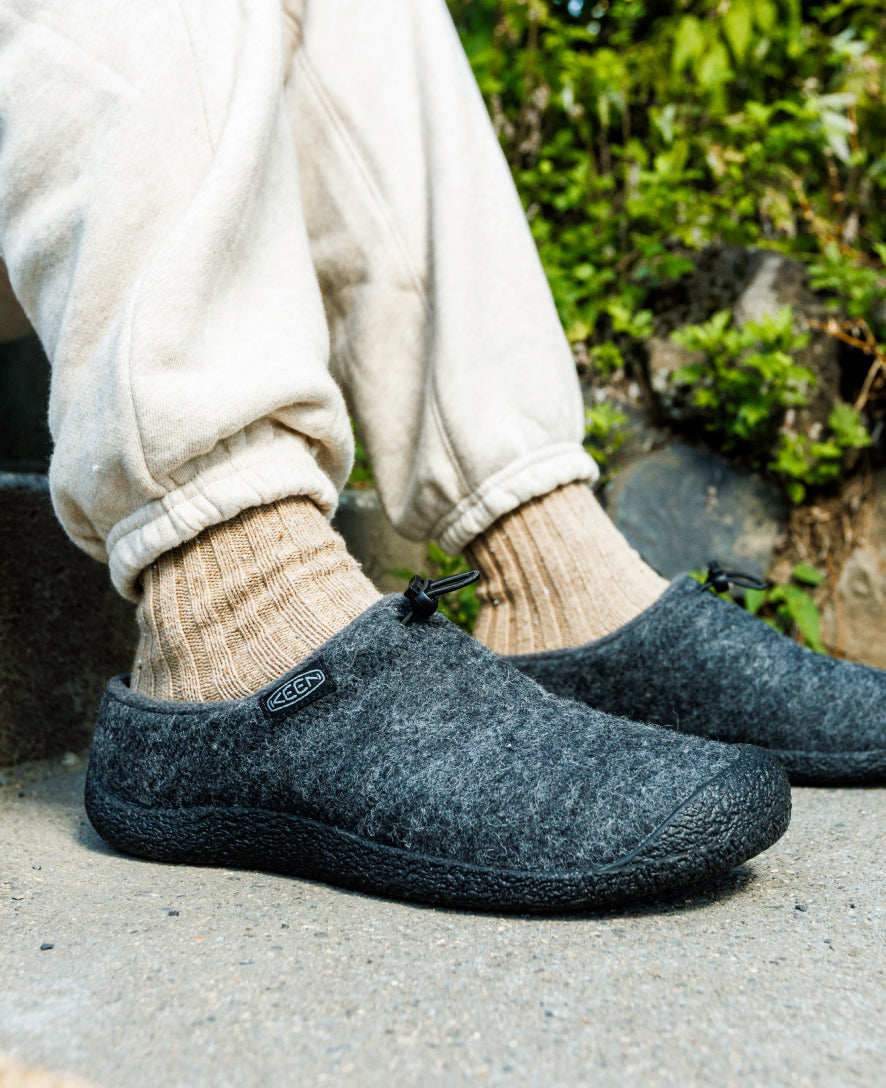 Men's Howser III Slide Charcoal Grey Felt/Black / Keen / Charcoal Grey Felt/Black
