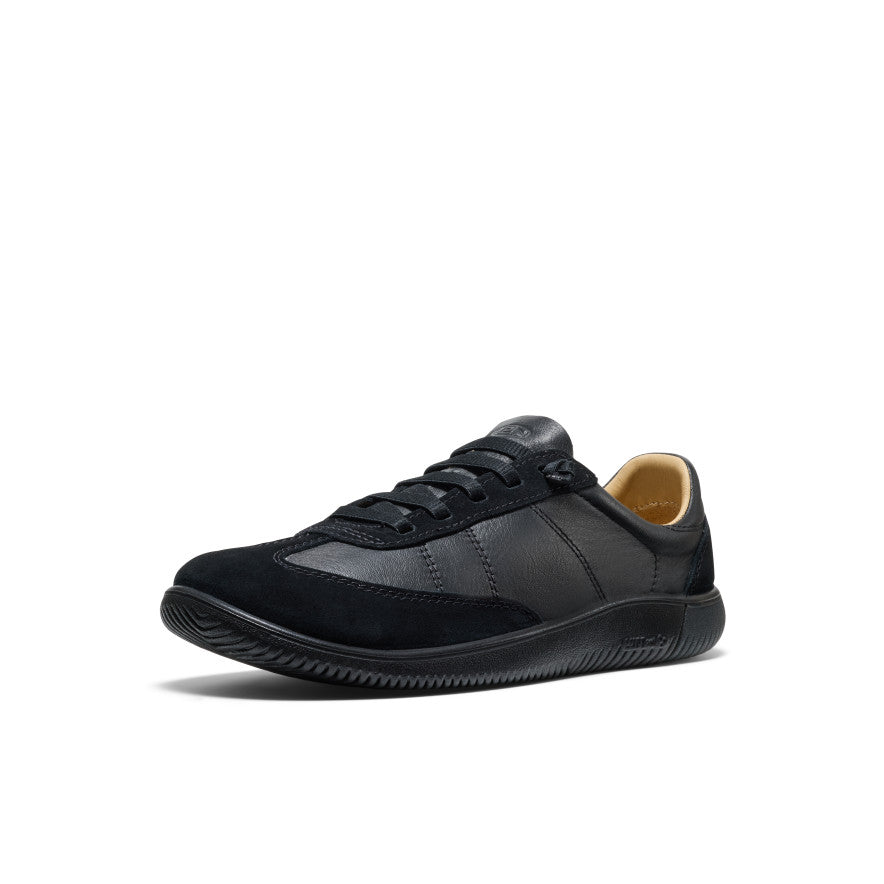 Men's KNX T-Toe Sneaker Black/Black / Keen / Black/Black