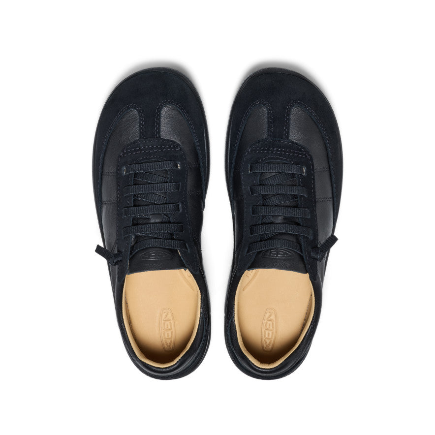 Men's KNX T-Toe Sneaker Black/Black / Keen / Black/Black
