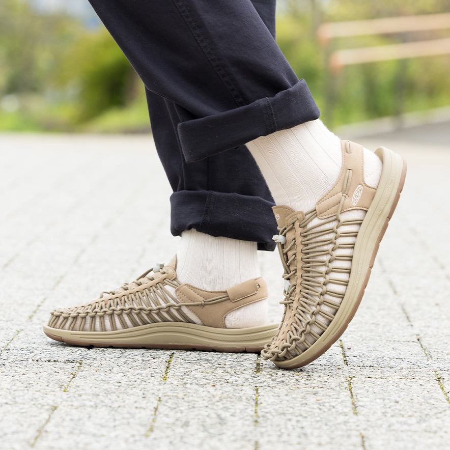 Men's UNEEK Sneaker Timberwolf/Plaza Taupe / Keen / Timberwolf/Plaza Taupe