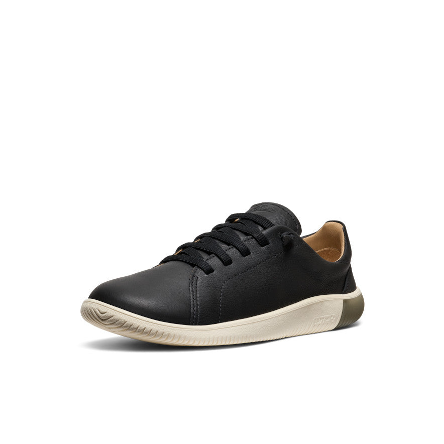 Men's KNX Leather Sneaker Black/Star White / Keen / Black/Star White