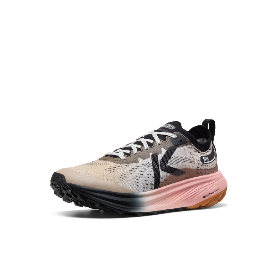 Men's Seek Trail Running Shoe Black/Sunset Sand / Keen / Black/Sunset Sand