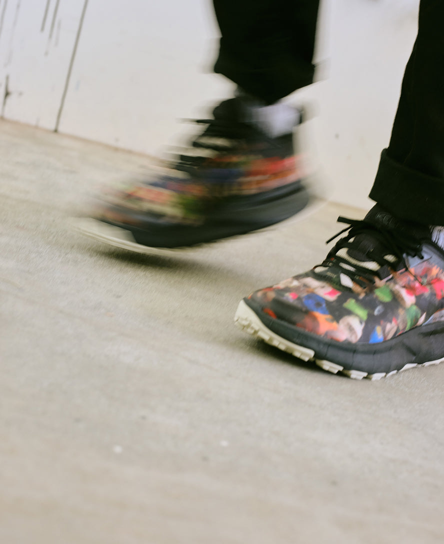 Men's 450 Dirt Hiking Shoe x Ultra Heavy & Palm Graphics Multi/Black / Keen / Multi/Black