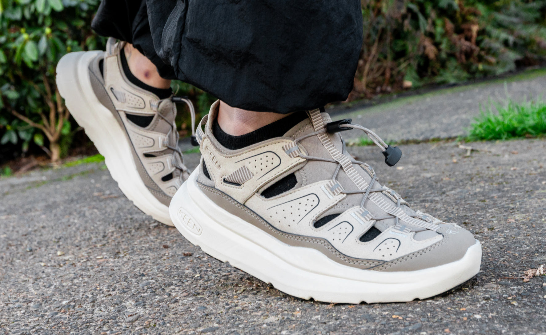 Men's WK450 Walking Sandal Plaza Taupe/Black / Keen / Plaza Taupe/Black
