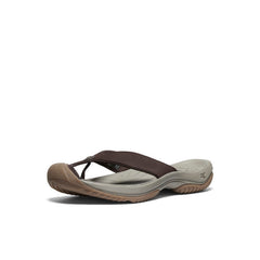 Men's Waimea Leather Flip-Flop Java/Plaza Taupe / Keen / Java/Plaza Taupe