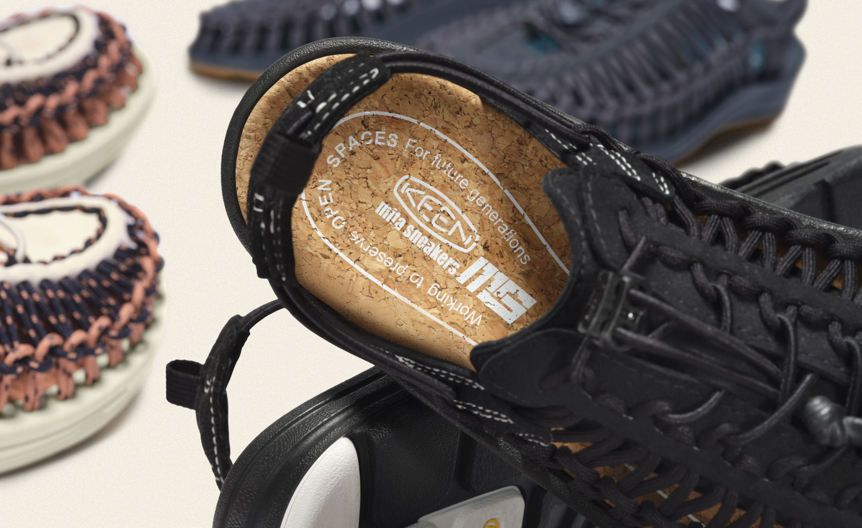 All Gender UNEEK II Convertible x Mita Sneakers Black/Ms4 / Keen / Black/Ms4