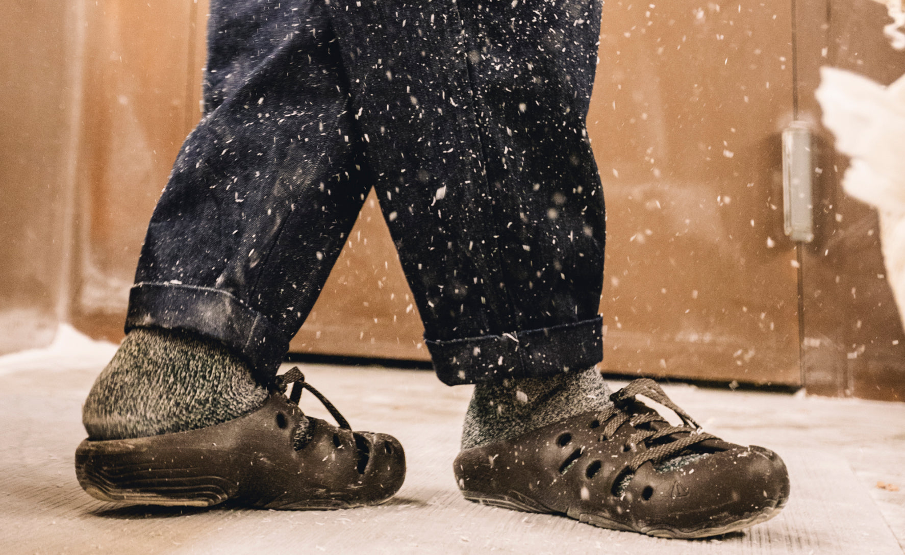All Gender Yogeez Clog x Pilgrim Surf + Supply Chocolate Brown/Whisper White / Keen / Chocolate Brown/Whisper White