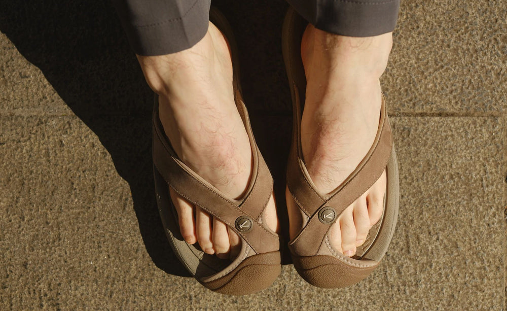 Men's Waimea Leather Flip-Flop Destination Pack / Keen / Destination Pack