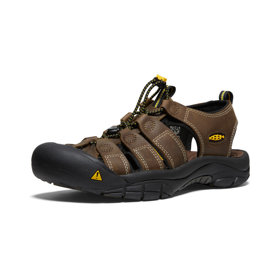 Men's Newport Leather Sandal Wide Bison / Keen / Bison