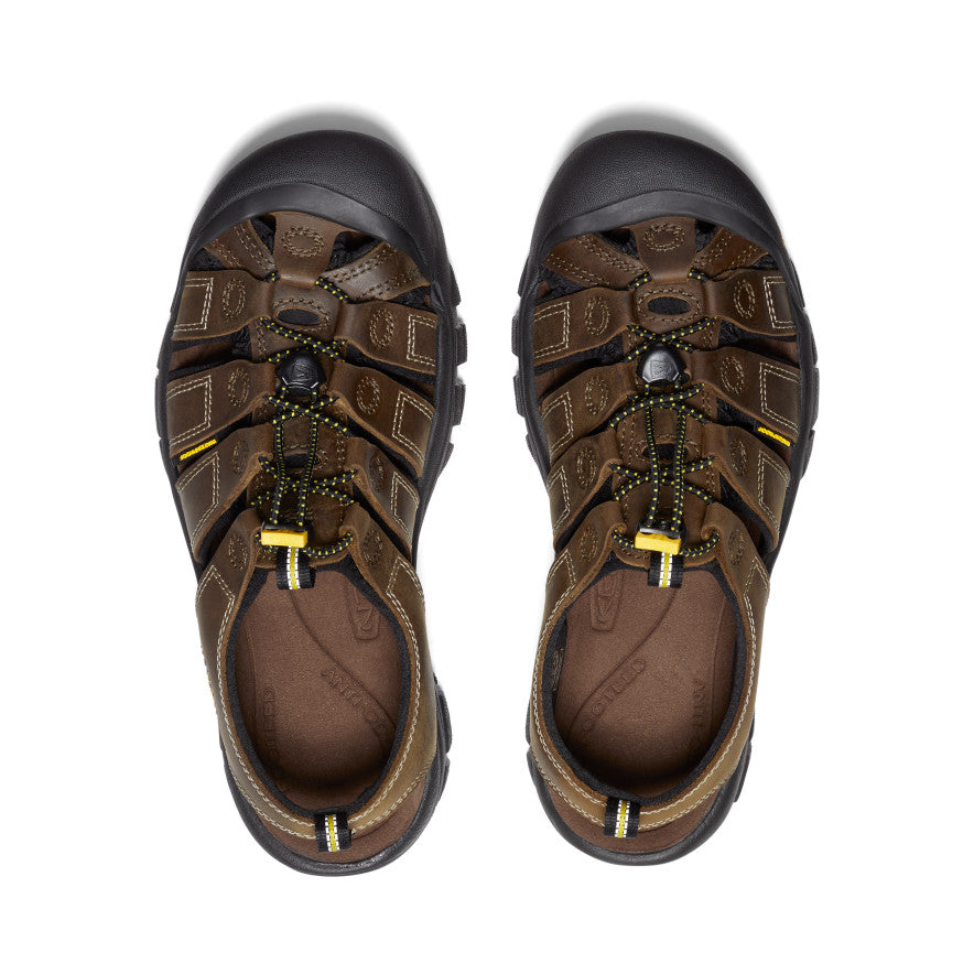 Men's Newport Leather Sandal Wide Bison / Keen / Bison