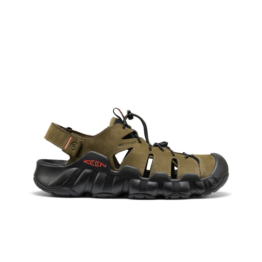 Men's Hyperport Fisherman Leather Sandal Dark Olive/Black / Keen / Dark Olive/Black