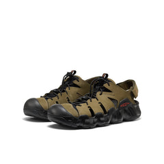 Men's Hyperport Fisherman Leather Sandal Dark Olive/Black / Keen / Dark Olive/Black