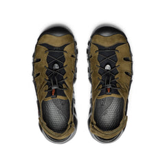 Men's Hyperport Fisherman Leather Sandal Dark Olive/Black / Keen / Dark Olive/Black