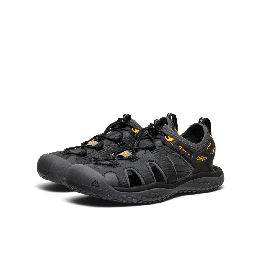 Men's SOLR Sandal Black/Gold / Keen / Black/Gold