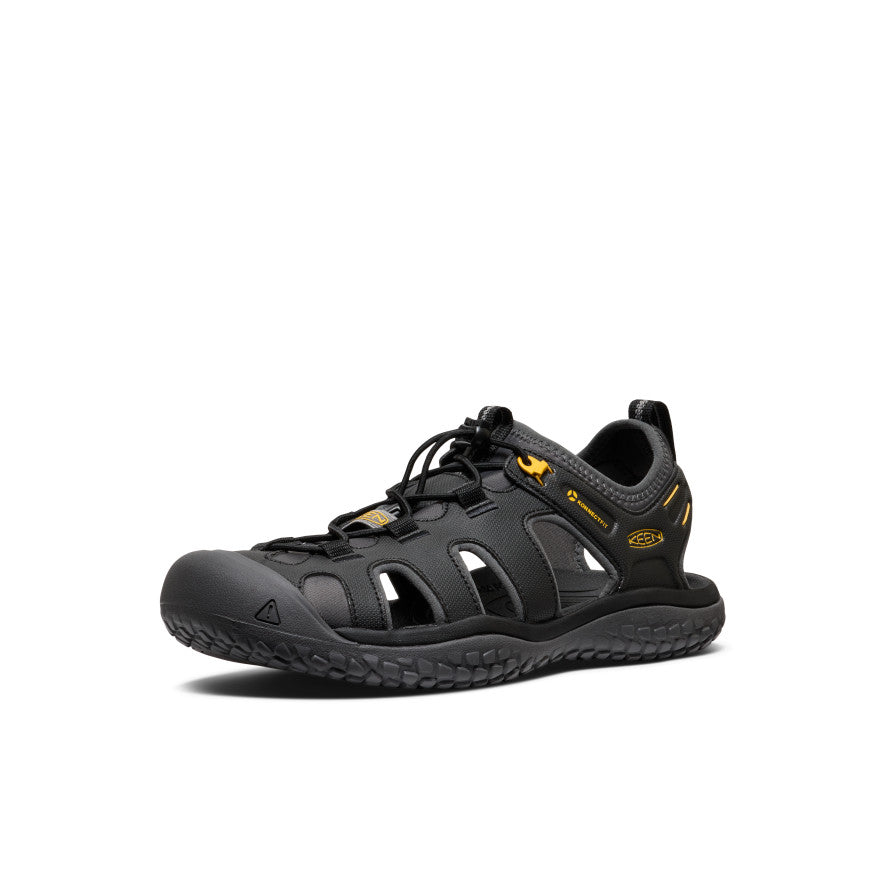 Men's SOLR Sandal Black/Gold / Keen / Black/Gold