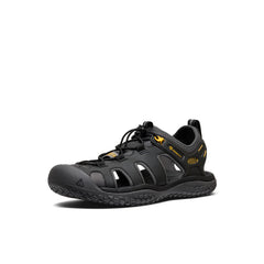 Men's SOLR Sandal Black/Gold / Keen / Black/Gold