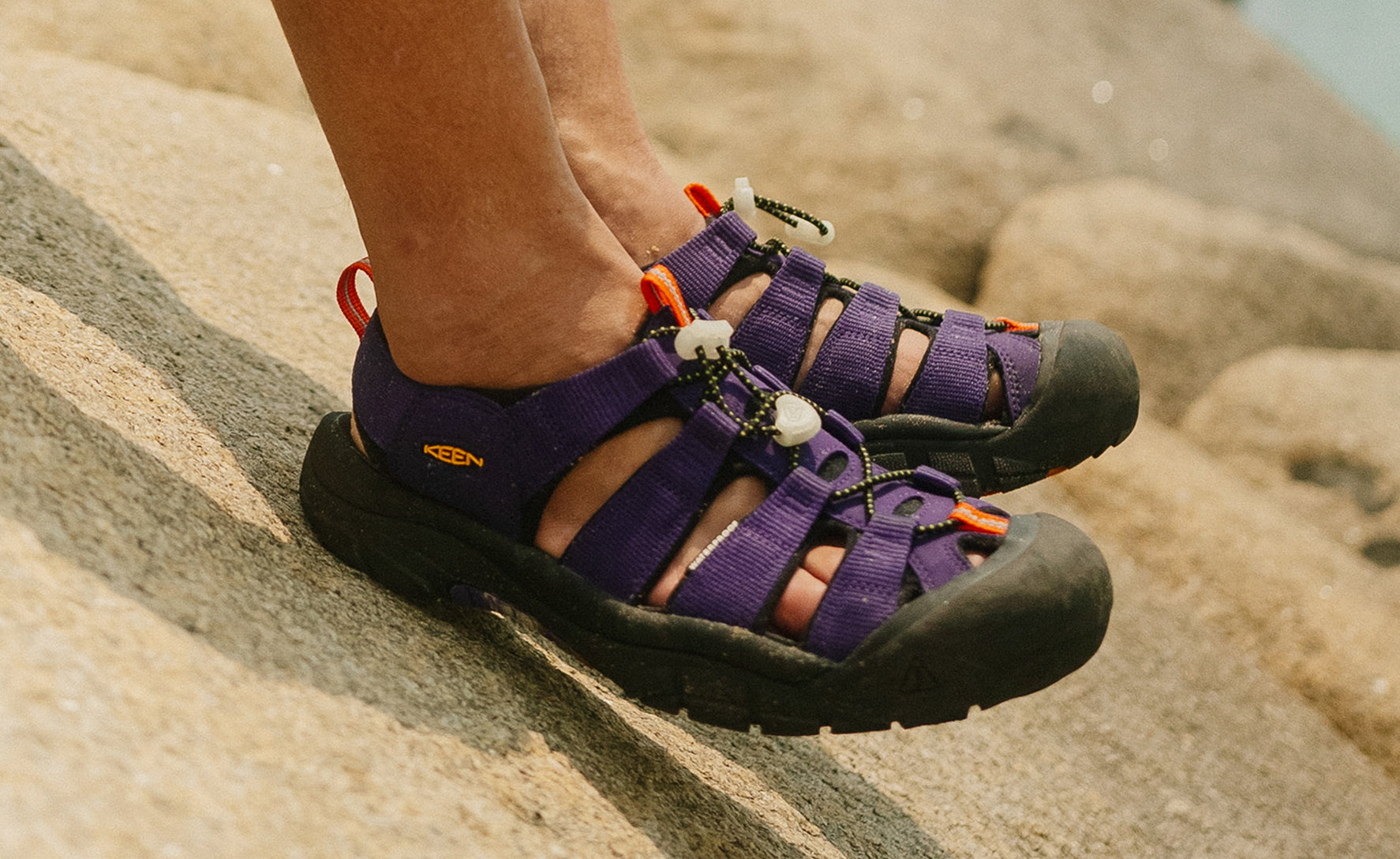 Men's Newport Retro Sandal x An Ko Rau An Ko Rau Purple / Keen / An Ko Rau Purple