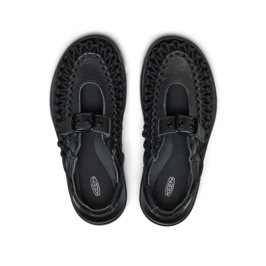 All Gender UNEEK PLT Mary Jane Sneaker Black Smooth Lea / Keen / Black Smooth Lea