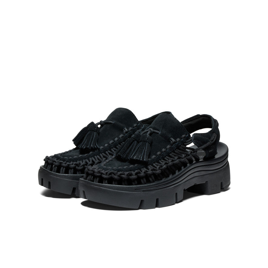 All Gender UNEEK PLT Tassel Sneaker Black/Black / Keen / Black/Black