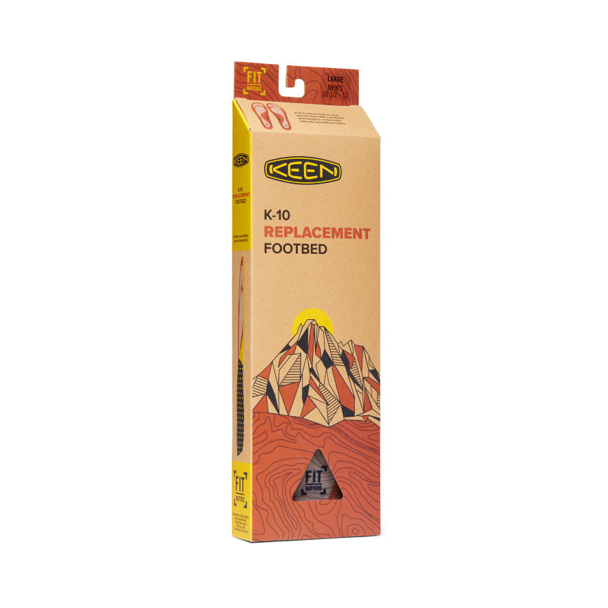 Men's Outdoor K-10 Replacement Insole Burnt Orange / Keen / Burnt Orange