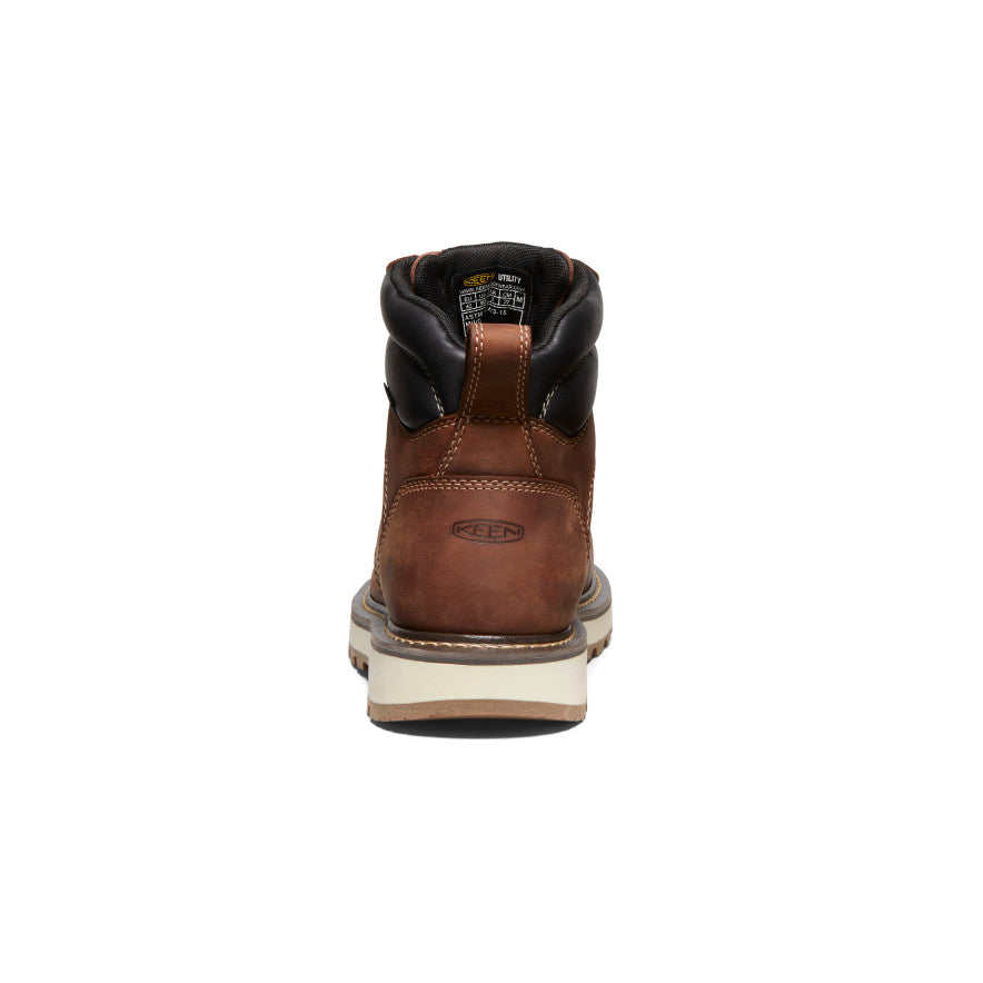 Men's Cincinnati 6" Waterproof 90° Heel Boot (Carbon Toe) Tuscan Red/Sandshell / Keen / Tuscan Red/Sandshell