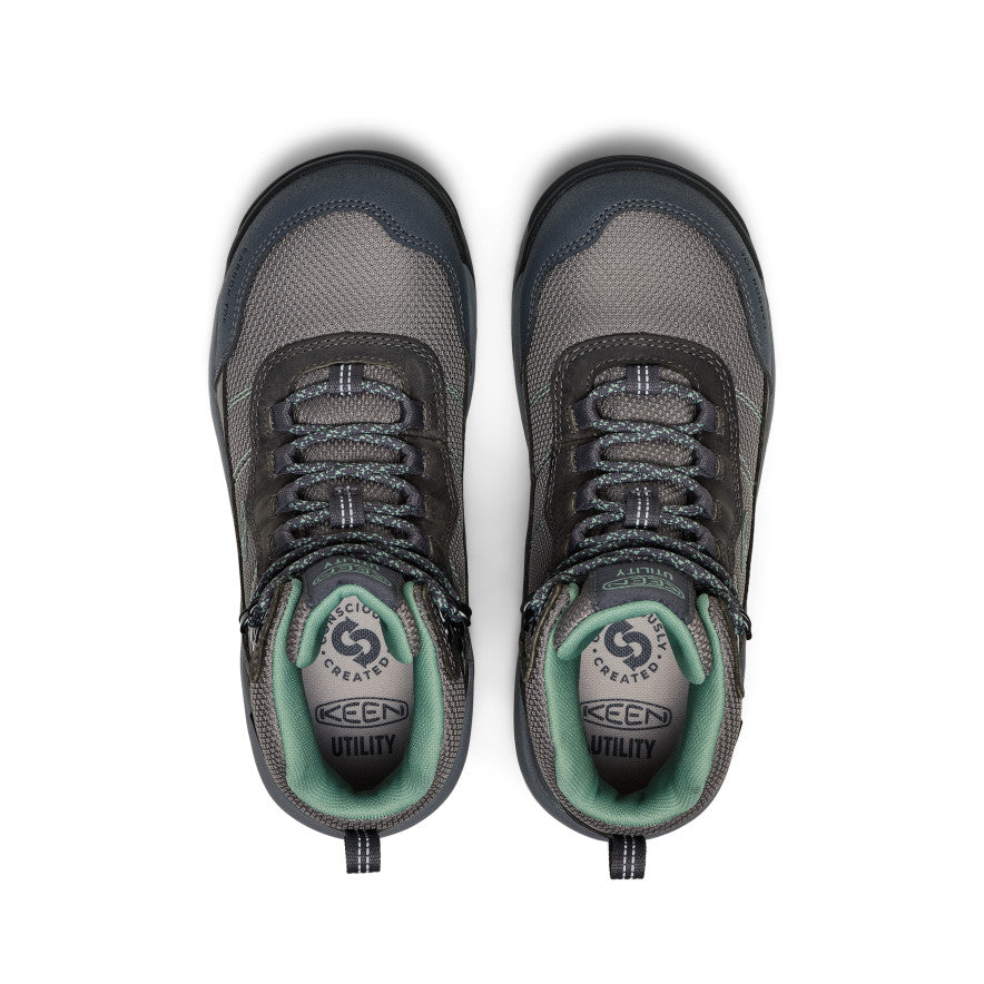 Women's Skokie Waterproof Work Boot (Carbon Toe) Magnet/Black / Keen / Magnet/Black