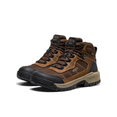 Women's Skokie Waterproof Work Boot (Soft Toe) Bison/Black / Keen / Bison/Black