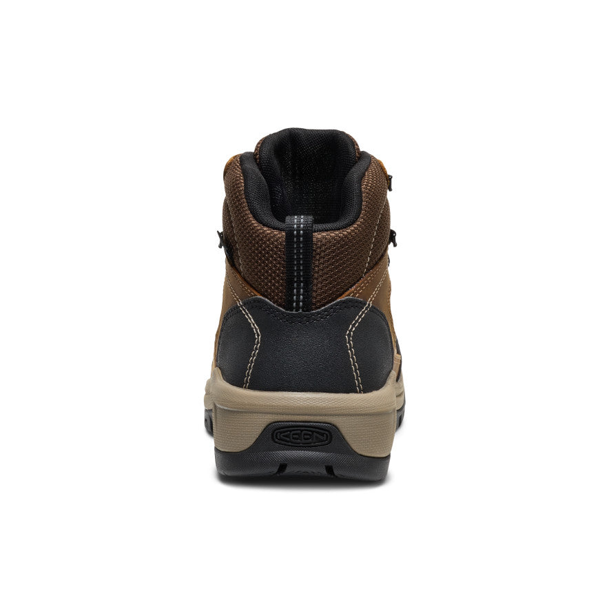 Women's Skokie Waterproof Work Boot (Soft Toe) Bison/Black / Keen / Bison/Black