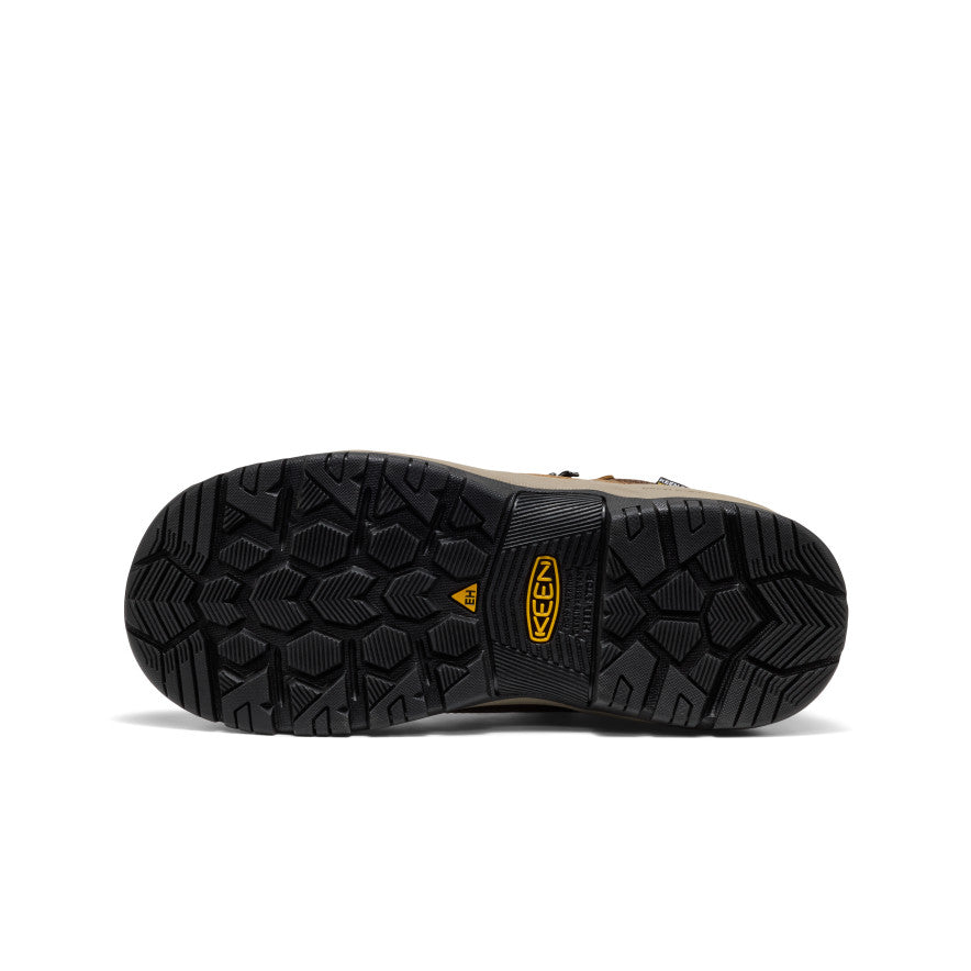 Women's Skokie Waterproof Work Boot (Soft Toe) Bison/Black / Keen / Bison/Black