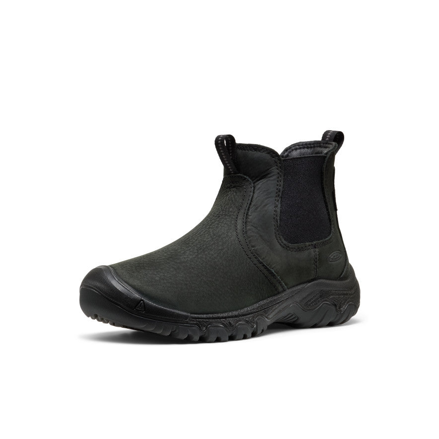 Women's Greta II Waterproof Chelsea Black/Black / Keen / Black/Black