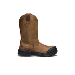 Women's Evanston Pull-On Waterproof Boot (Carbon Toe) Bison/Black / Keen / Bison/Black