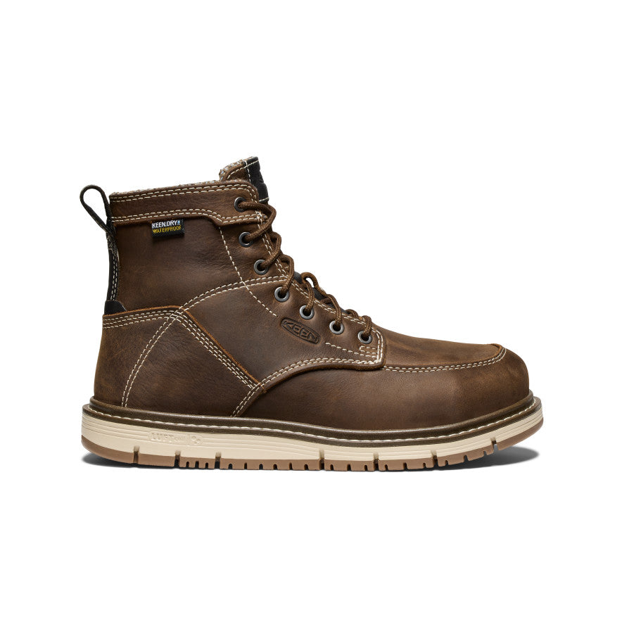 Women's San Jose 6" Waterproof Boot (Aluminum Toe) Cascade Brown/Gum / Keen / Cascade Brown/Gum