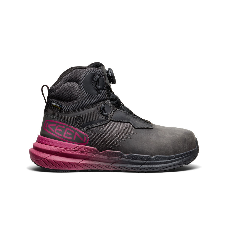 Women's Snapline RF Waterproof Boot (Carbon Toe) Magnet/Black / Keen / Magnet/Black