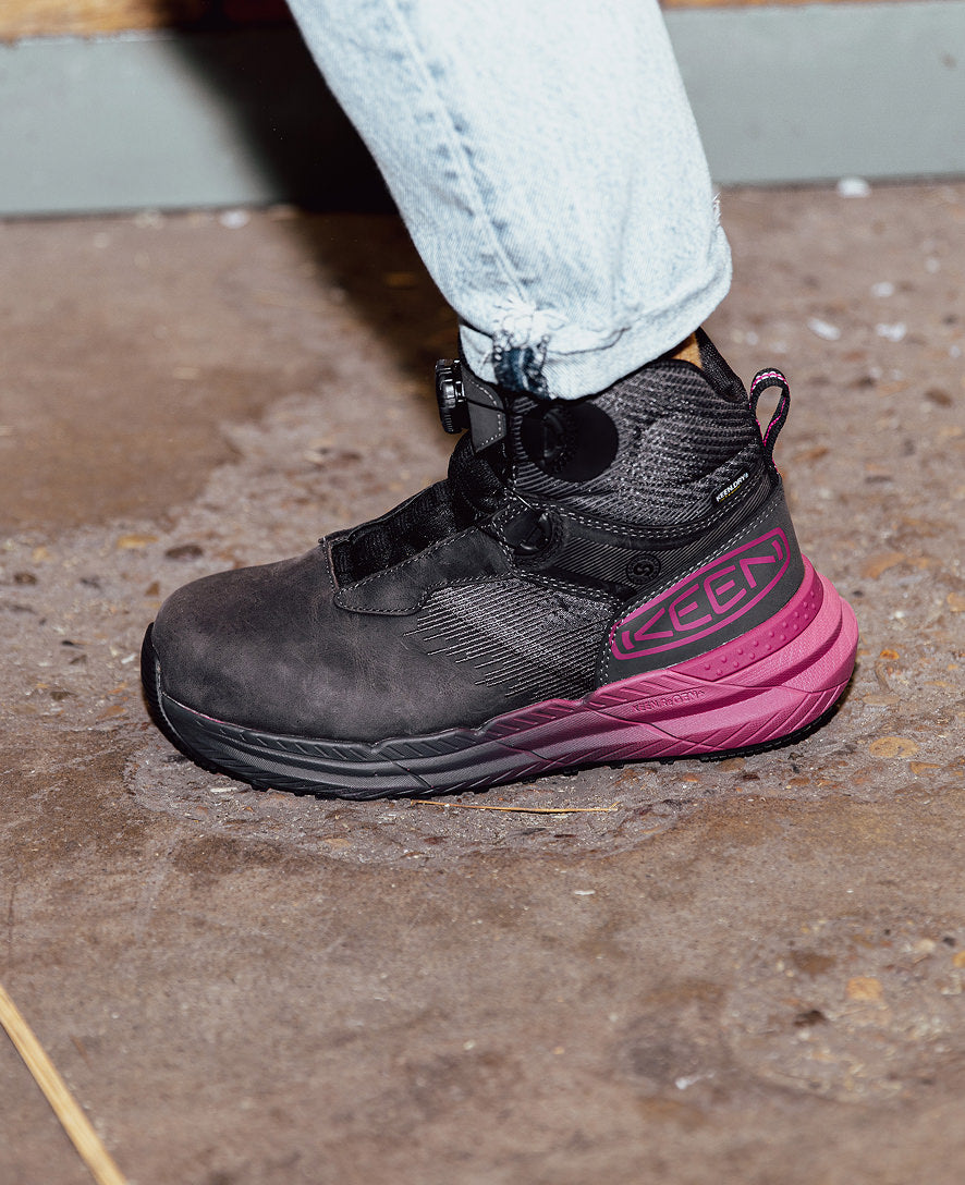 Women's Snapline RF Waterproof Boot (Carbon Toe) Magnet/Black / Keen / Magnet/Black