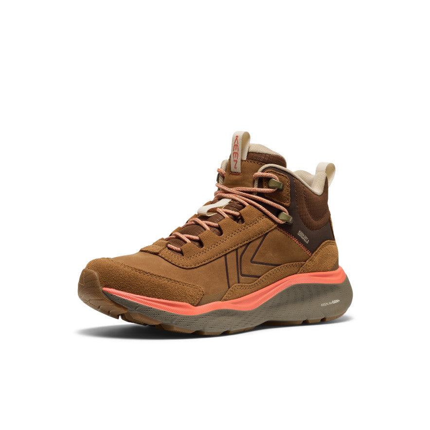 Women's Leiki Waterproof Leather Hiking Boot Chipmunk/Bison / Keen / Chipmunk/Bison