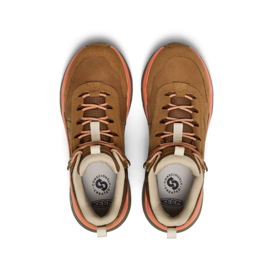 Women's Leiki Waterproof Leather Hiking Boot Chipmunk/Bison / Keen / Chipmunk/Bison
