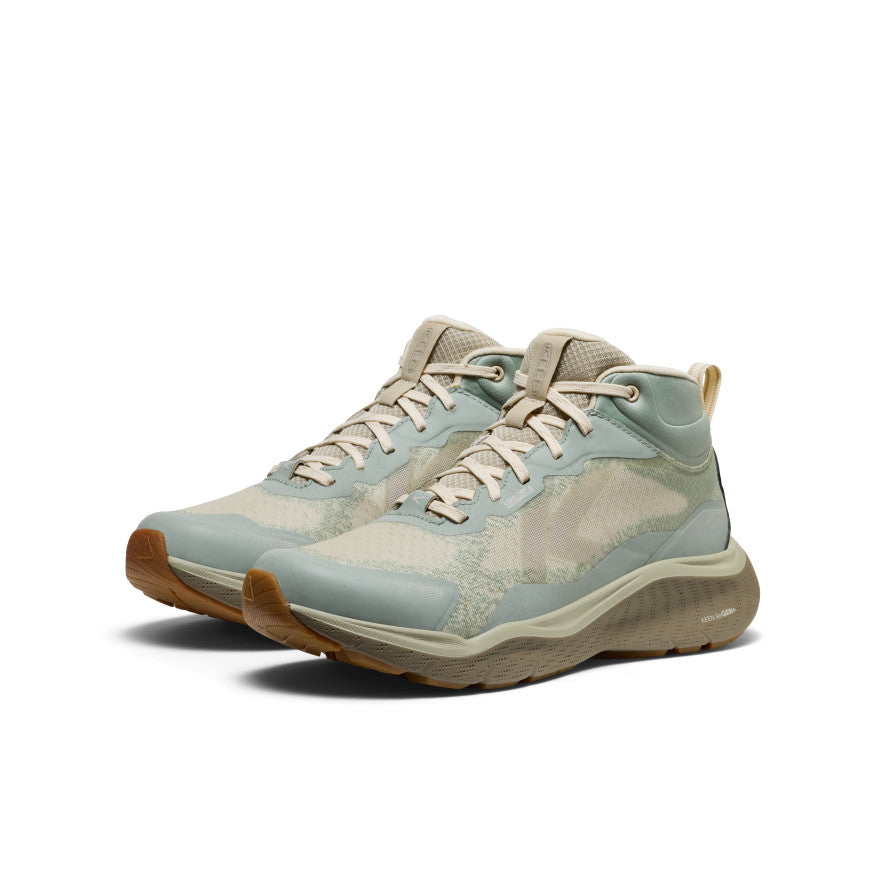 Women's Leiki Waterproof Hiking Boot Iceberg Green/Birch / Keen / Iceberg Green/Birch